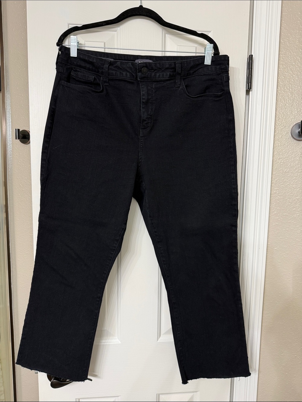 NYDJ Black Straight-Leg Women's Jeans